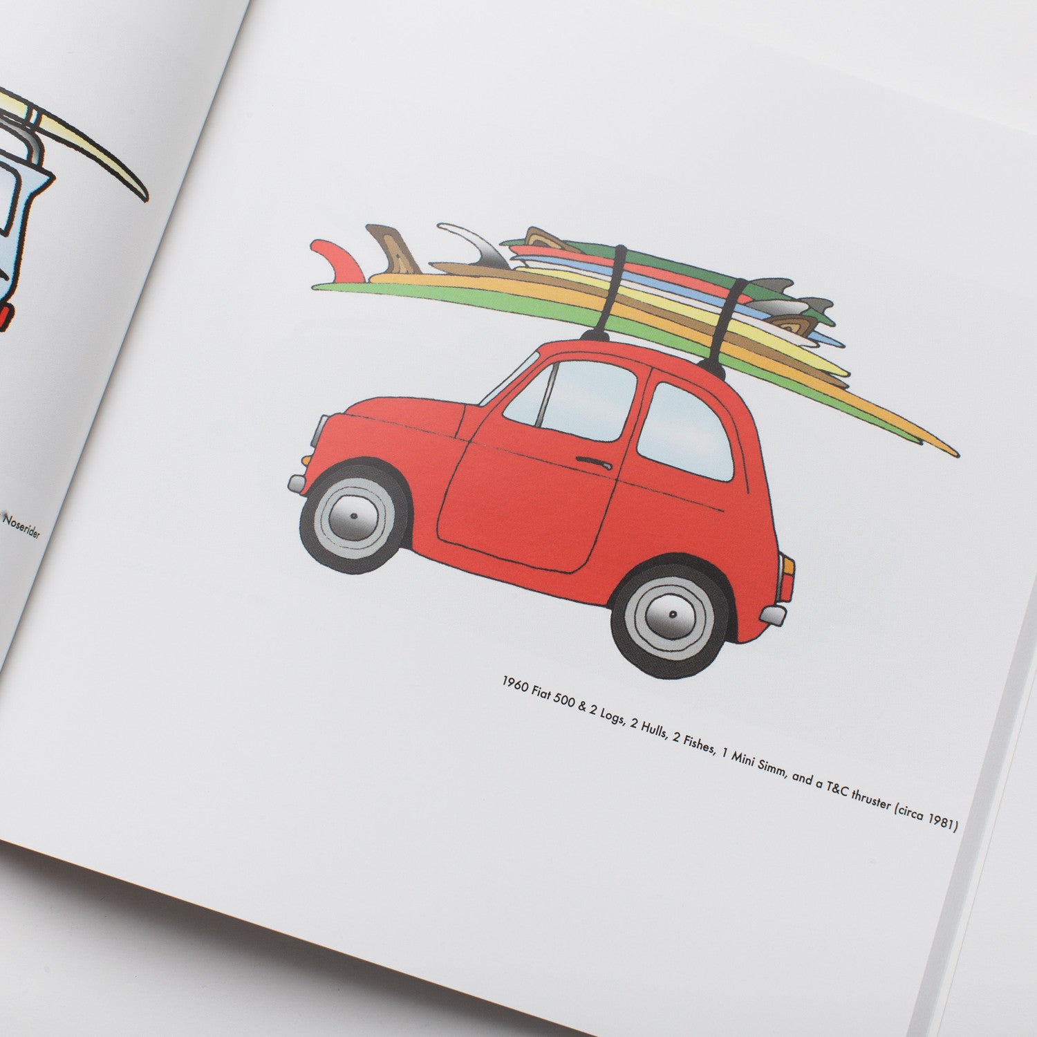 Rad Cars with Rad Surfboards on Them