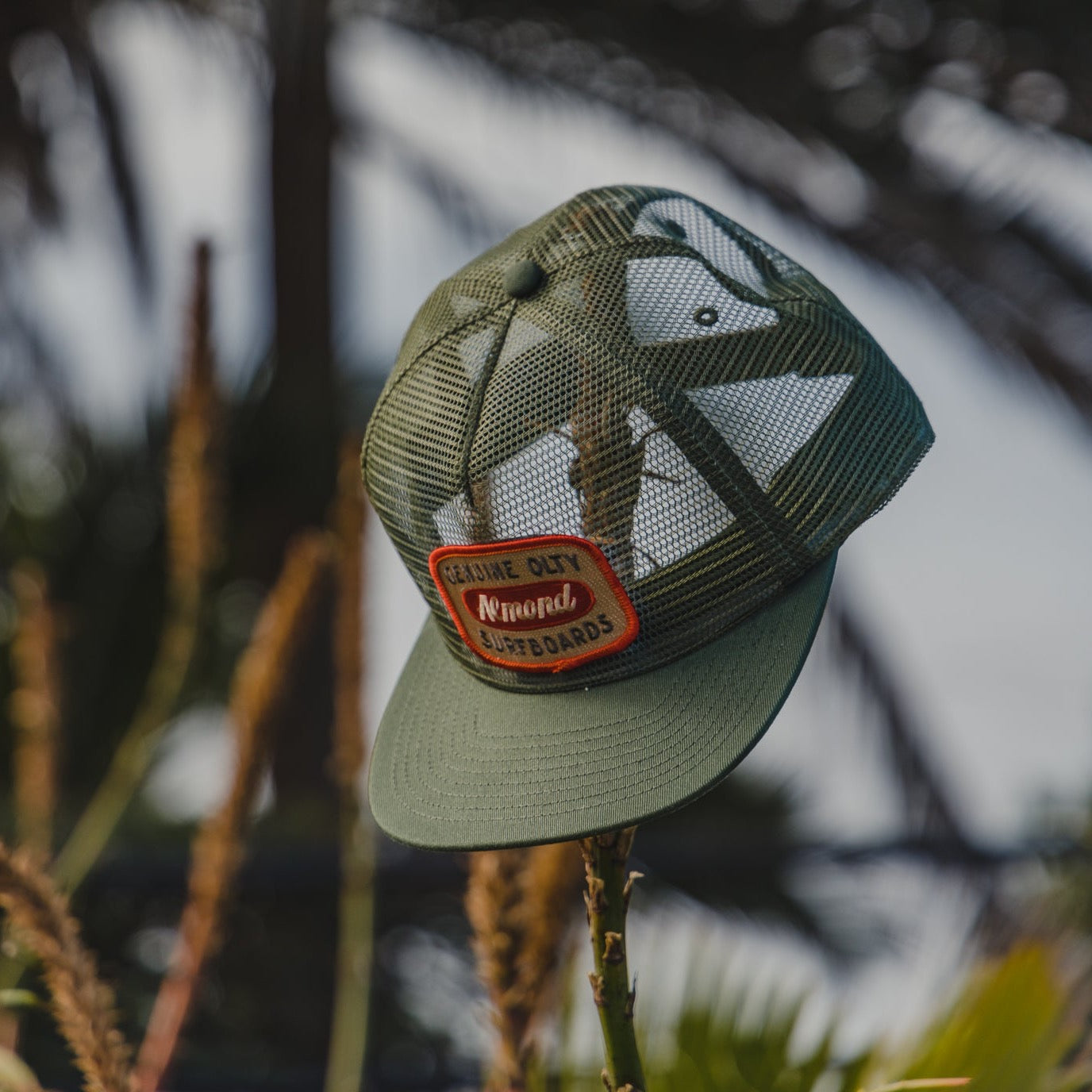 Genuine Mesh Trucker | Army Green