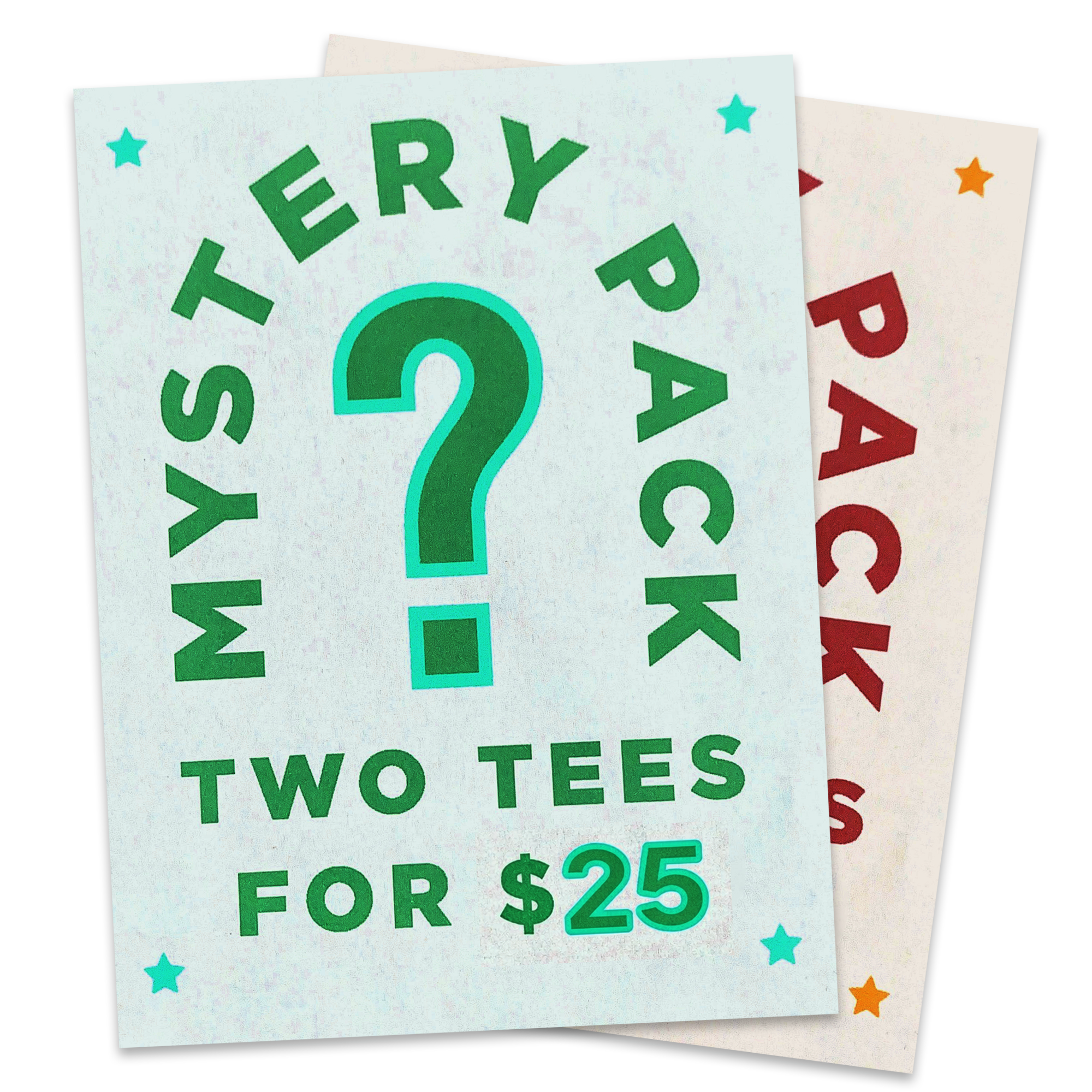 Two T-Shirt Mystery Packs